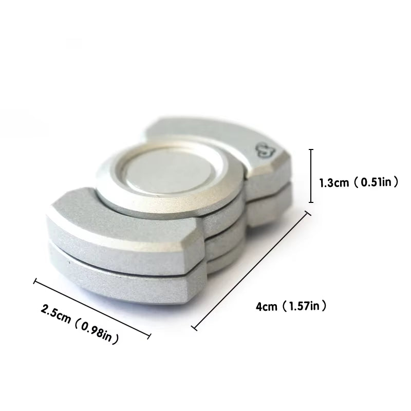 Metal Magnetic Slider Transform Hand Spinner Push Card Mini EDC Stress Relief Push Card Adult Fidget Toys anti Anxiety