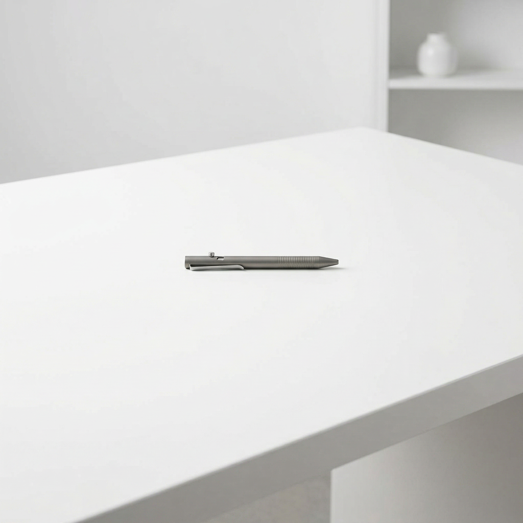 Titanium Bolt-Action Pen