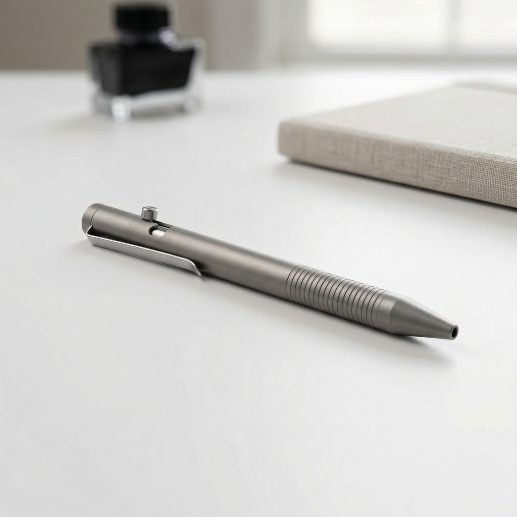 Titanium Bolt-Action Pen