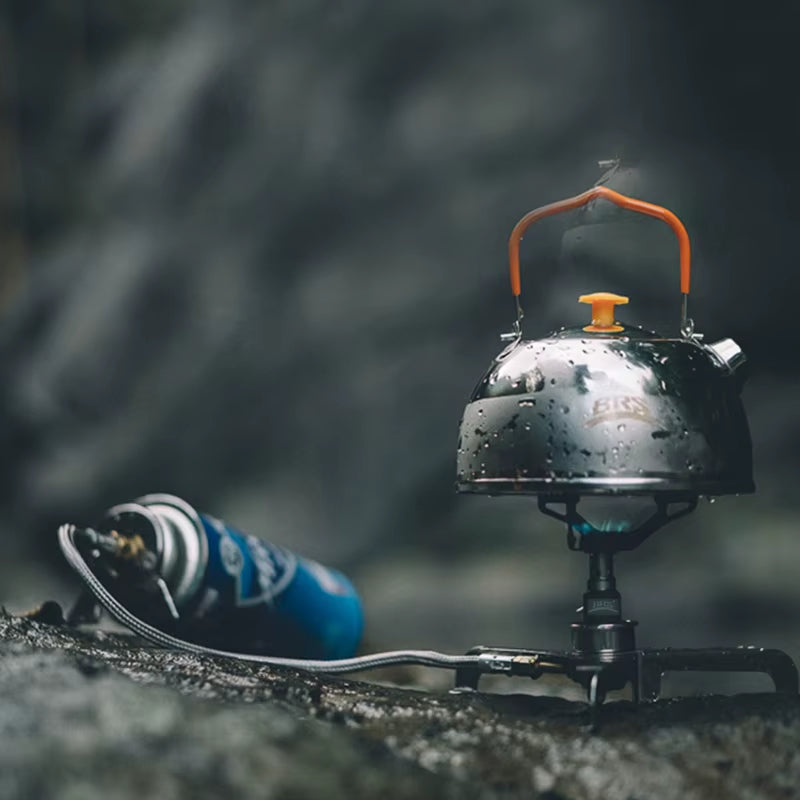Outdoor Gas Stove Mini Titanium Camping Gas Burner 25G Ultralight Stove Survival Furnace Pocket Picnic Gas Cooker -3000T